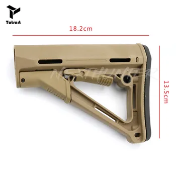 Lauko taktinių žaidimų įranga PR V1 V2 Jinming 8 M4 vandens kulka nailono galiniai užpakalis modelis šautuvas priedai kolegai dovana T33