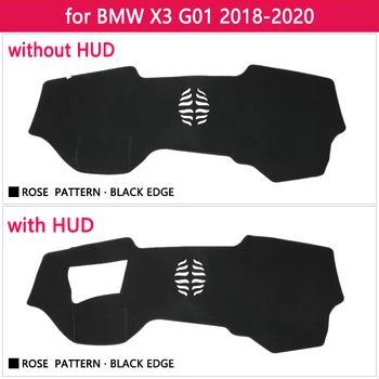 Prietaisų skydelio Dangtelis Apsauginis Padas BMW X3 G01 2018 2019 2020 Automobilių Reikmenys skėtį nuo saulės Kilimų Brūkšnys Valdybos Padengti Kilimas, Pagalvėlė