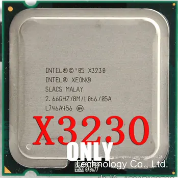 Nemokamas pristatymas intel core X3230 Quad Core 2.66 GHz, LGA 775 95W 8M 1066 Cache Serverio CPU scrattered gabalas