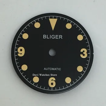 28,5 mm Bliger/Sterilios Dial tinka ETA2836/2824 DG2813/3804,Miyota 82 Serija judėjimo žiūrėti
