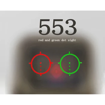 551 552 553 558 Regos Taikymo Sritis Medžioklės Green Red Dot 