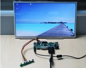 Yqwsyxl Kontrolės Valdyba Stebėti Rinkinys B173RW01 V0 HDMI+ DVI+VGA LCD LED ekrano Valdiklio plokštės Tvarkyklės