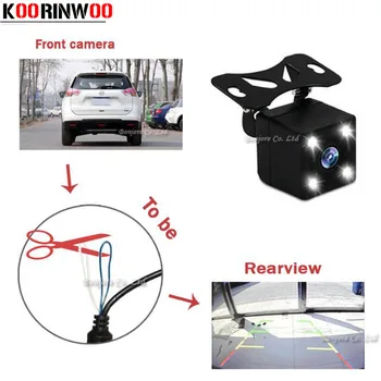 Koorinwoo Automobilio Galinio vaizdo Kamera / Priekinė kamera Perjungimo funkcija, LED Šviesos Naktinio Matymo Atbulinės eigos Atsarginė Kamera, Parkavimo Sistema
