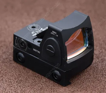Mini Micro trijicon RMR Stiliaus 1x Red Dot Akyse Šautuvas Apimtis Picatinny Rail Mount Bazės 6 ŽŪM M9897
