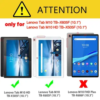 Lenovo Tab M10 Screen Protector, Tablet Apsauginė Plėvelė Anti-Scratch Grūdintas Stiklas Lenovo Tab M10 TB-X605F (10.1