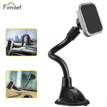 Fimilef prekinis, galinis stiklo magnetinės mobiliojo telefono laikiklis long arm automobilio prietaisų skydelio laikiklis stiprus magnetas automobilio, mobiliojo telefono laikiklis, Skirtas iPhone7