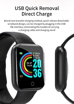 Mados Moterų i5 Smart Watch Vyrai, Elektronika Sportui Fitness Tracker Rankogaliai, Skirta 