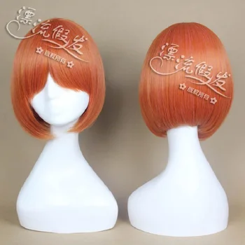 Uta No Prince Sama Nanami Haruka Cosplay Perukas trumpas orange sintetinių netikrą plaukų atsparus karščiui pluošto Helovinas Kostiumas šalis, Perukai