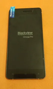 Senas Originalus LCD Ekranu+Touch Ekranas +Rėmas Blackview Omega Pro MTK6753 Octa Core 5.0