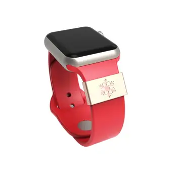 Metalo Dekoratyvinis Žiedas Kilpos Smart Watch Band Dirželis Prabangūs Žiedai Compatable Už 38mm 40mm 42mm 44mm