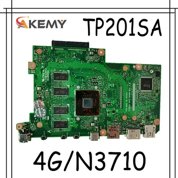 TP201SA Nešiojamojo kompiuterio motininė plokštė, skirta ASUS TP201SA originalus mainboard 4GB-RAM N3710-CPU