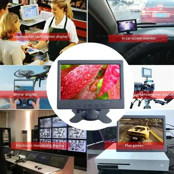 7 colių, 1024*600 nešiojamų touch multi-funkcija ekrane, naudojamas automobilio kamera, PC PS4 PS5 Aviečių Pi jungiklis, XBOX ir kitų laukų
