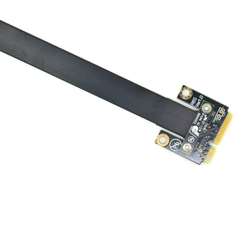 Mini PCI-e mPCIe WAN WiFi M. 2 NVMe SSD ilgiklis extender Adapteris PCIe3.0 x1 visu greičiu