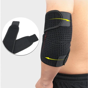 1Pcs Reguliuojamas Alkūnės Įtvaras Paramos Kvėpuojantis Suspaudimo Arm Sleeve Wrap dėl sąnarių Skausmo, Sausgyslių, Golfas