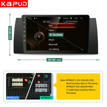 Kapud Android 10.0 Automobilio Multimedia Player 9