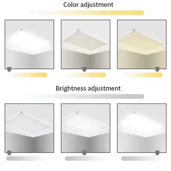 Ultra Plonas LED Panel Šviesos 72W LED Paviršiaus Lubų Downlight Lempos Gyvenimo Lempos Diena/Šilta Balta Dimmabl