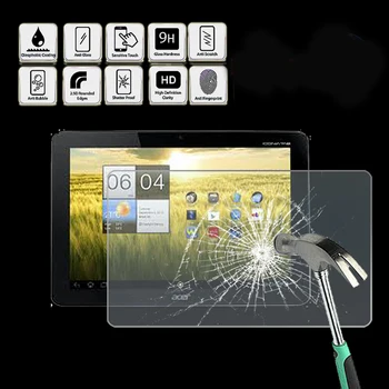Tabletę Grūdintas Stiklas Screen Protector Cover Acer Iconia Tab A211 10.1