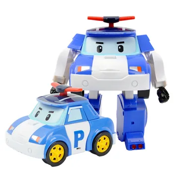 6pcs/Set Robocar Poli Žaislas Transformacijos Robotas Poli Gintaro Roy Automobilių Žaislai Anime Veiksmų Skaičius, Geriausi Žaislai Dovanos Vaikams