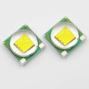 100vnt Daug 5W pilnos T6 5050 LED Lempos Granulių 65mil Žibintuvėlis LED šviesos diodų Chip šviesos Balta 240lm 3000K 4000K