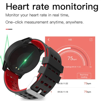 Top Sport Smart Watch Vyrų, Moterų Kraujo Spaudimas Vandeniui Veiklos Fitness tracker Širdies ritmo Monitorius Smartwatch 