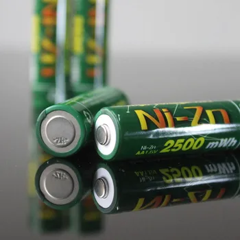 16Pcs NiZn Ni-Zn 1.6 V AA 2500mWh Įkraunama Baterija