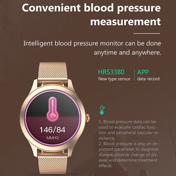 2020 Naujas Mados Pedometer Smart Watch Moterų IP68 Vandeniui Fitneso TrackerHeart Kurso kraujospūdis Multi-funkcija Lady Žiūrėti