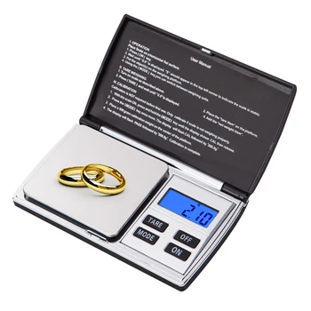 Skaitmeninės kišeninės Masto 0.01 g/0,1 g Mini papuošalai masto Karatų Deimantų, Aukso Gramas Bijoux Svoris balacnce bascula LCD