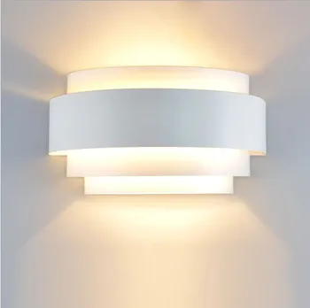 12W Šiuolaikinės Geležies LED Siena Lempos, Miegamasis, Šalia Sienos Šviesiai Namų Patalpų Apdailos Apšvietimo Koridoriuje kūrybos Sienos Sconce AC85-265V