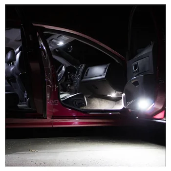 10 Lemputes Baltos Canbus Interjero LED Automobilių Skaitymo Šviesos Rinkinys Tinka Dodge Dart 2013 M. M. m. 2016 m. Žemėlapį Dome Licencijos Lempos Ne Klaida
