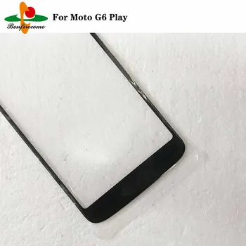 10vnt\daug Išorinis Ekranas Motorola Moto G6 Žaisti Jutiklinis Ekranas, Priekinis Skydelis LCD Ekranas Išorinis Stiklinį Dangtelį Objektyvo Remonto Pakeitimo
