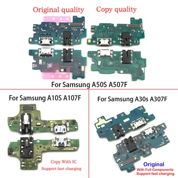 10vnt/Daug,Doko Jungtis Micro USB Įkroviklio Įkrovimo lizdas Flex Kabelis Valdybos Samsung A10S A20S A20E A30S A50S A70S M30S A70s