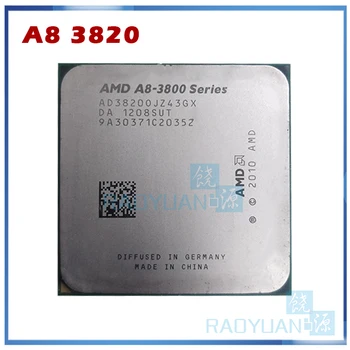 AMD A8 Series A8 3800 A8 3820 A8-3820 2.5 GHz 65W 4M Quad-Core CPU Procesorius AD3820OJZ43GX A8 3820K Socket FM1/ 905pin