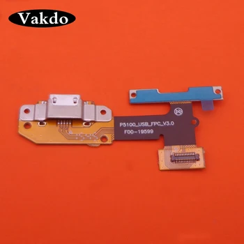 USB įkrovimo lizdas kištukas flex kabelis Lenovo JOGOS Tab 3 YT3-X50L yt3-x50 yt3-x50f yt3-x50m p5100_usb_fpc_v3.0 USB Kabelis lcd