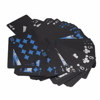 Pokerio Kortos Naujos Skaidrios PVC Pokerio Kortos Plastikinės Crystal Vandens Įrodymas Vandeniui Žaidimų Wareable Ware Resistan