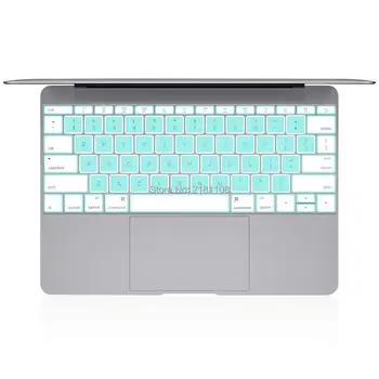 JAV Versija Ultra Plonas Klaviatūros Padengti Silikono Odos Naujas MacBook Pro 13