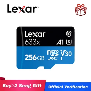 Originalus Lexar micro sd 128 gb microsd 64GB Atminties Kortelė 256 GB 32gb Class10 tarjeta sd 512 GB tf flash Kortelės telefono