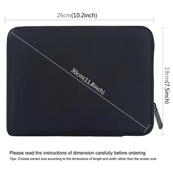 HAWEEL Nešiojamas Krepšys iPad 9.7 colių Rankovės Atveju Užtrauktukas Portfelis Krepšys 