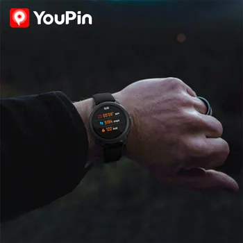 YouPin Saulės LS05 Smart Watch Sveikatos Apyrankė Sporto stebėti Širdies ritmą, Miego Stebėti IP68 Vandeniui Smart Apyrankė 