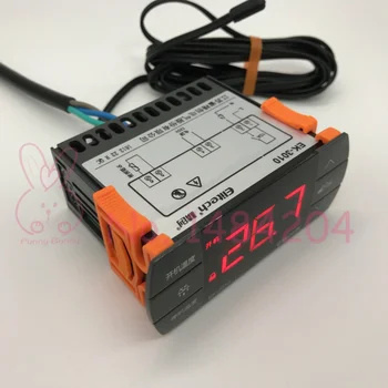 Skaitmeninis LCD Temperatūros Reguliatorius 220V -40~99C Palieskite Klavišą Kietas Šilumos Jungiklis, Šaldytuvas Termostatas Atitirpinimo su Jutiklis