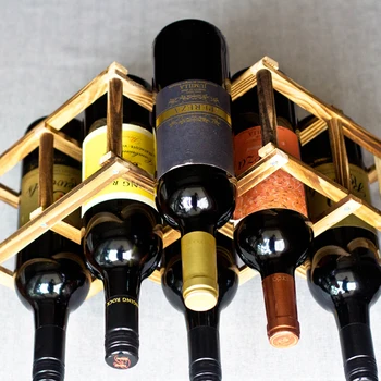 PTZER Vyno Saugojimo Display Rack Kokybės Medinės Winerack Vyno Laikiklis Kūrybinės Virtuvės Išardomi Kambarį Dekoratyvinis Kabinetas