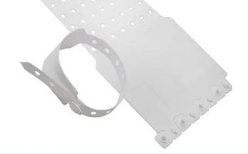 Balto Plastiko Rankogaliai - 100 Suskaičiuoti Daugiau Tvirtas Rankogaliai Šalių Įvykiai Tapatybės Žymė 25mm x 250mm