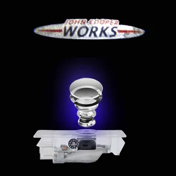 1set Automobilio Duris Šviesos diodų (LED Logo automobilių Sveiki, šviesos, BMW MINI Cooper One S R50, R53 R56 R60 F55 F56 R58 R59 automobilių optikos Reikmenys