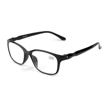 Unisex Mėlynos šviesos blokavimas akinius didinamasis stiklas Moterys Vyrai Ultralight Didelis Rėmo Akiniai Skaitymui TR90 Anti-nuovargio Presbyopic GafasL3