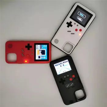 Spalvotas Ekranas Retro Žaidimas, Telefono dėklas Skirtas iPhone 11 Pro Max 6 7 8 Plus SE 2020 Atveju TPU Gameboy Coque 