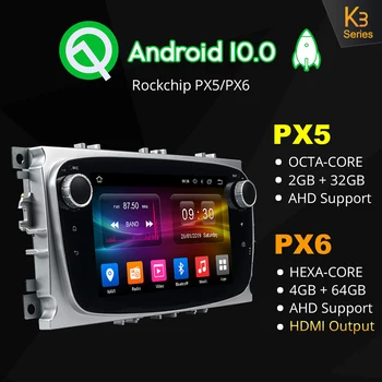 6G 128G Ownice Android 10.0 Automobilių DVD Grotuvas, 2 Din radijo, GPS Navi 