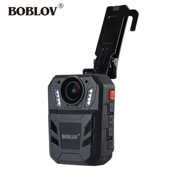 BOBLOV WA7-D 32GB Mini Policijos Kameros Ambarella A7 4000mAh Baterija DVR HD 1296P Nuotolinio Valdymo Organo Cam Policia Vaizdo Recorde