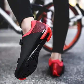 Dviračių batų kvėpuojantis neslidus judėjimo profesinės Kelių užraktas batų lauko sporto reikmenys nemokamas pristatymas dviračių nuoma bateliai