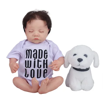 20 Colių Miega Reborn Baby Doll, 50cm Visas Silikono Vinilo Realus Ribota Kolekcija Reborn Lėles Vonios Žaislas Vaikams, Dovana