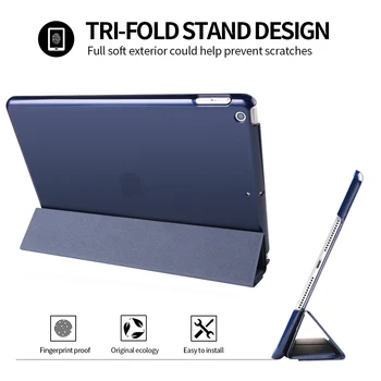Tablet Case For iPad 10.2 colių 2019 Smart PC Atgal Pilną Apsauginį Dangtelį, Skirtą 