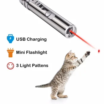 3 in1 raudona taikytoją USB įkraunamas žibintuvėlis įkraunamas UV flashlightAluminium Lydinio Lazerinių daugiafunkcių Lazerinių pen